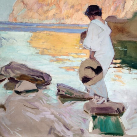 Πινακας σε καμβά JOAQUIN SOROLLA - ELENA AT CALA DE SAN VICENTE - Sorolla Joaquin Sticky 5