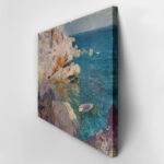 Πινακας σε καμβά JOAQUIN SOROLLA - FELSEN VON JAVEA MIT WEISSEM BOOT