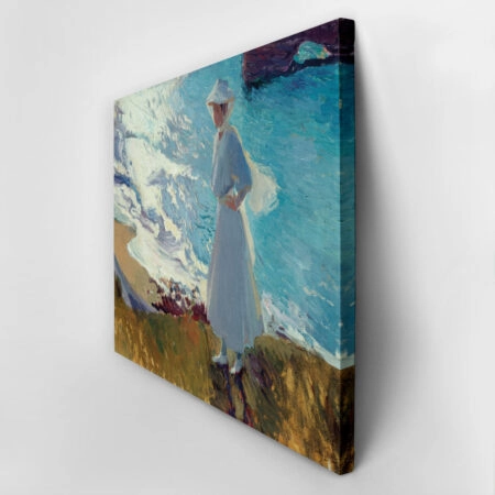 Πινακας σε καμβά JOAQUIN SOROLLA - MARA ON THE BEACH AT BIARRITZ OR CONTRE-JOUR - Sorolla Joaquin Sticky 2