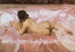 Πινακας σε καμβά JOAQUIN SOROLLA - NAKED WOMAN