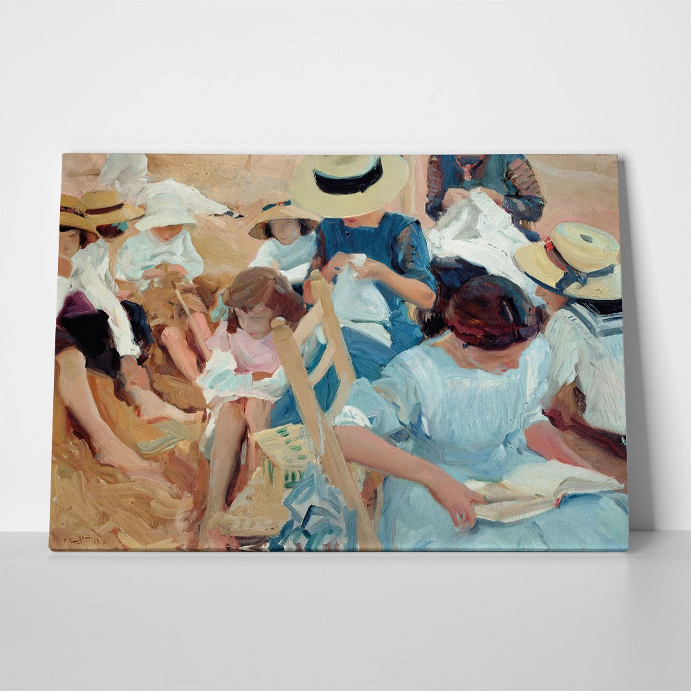 Πινακας σε καμβά JOAQUIN SOROLLA - ON THE SAND