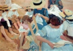 Πινακας σε καμβά JOAQUIN SOROLLA - ON THE SAND