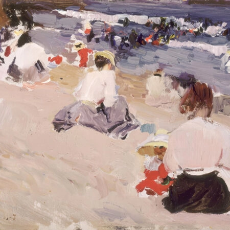 Πινακας σε καμβά JOAQUIN SOROLLA - PEOPLE SITTING ON THE BEACH - Sorolla Joaquin Sticky 5