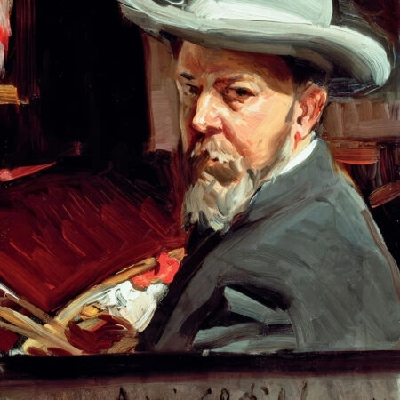 Πινακας σε καμβά JOAQUIN SOROLLA - SELF PORTRAIT - Sorolla Joaquin Sticky 5