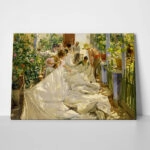 Πινακας σε καμβά JOAQUIN SOROLLA - SEWING THE SAIL