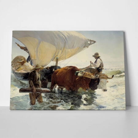 Πινακας σε καμβά JOAQUIN SOROLLA - THE RETURN FROM FISHING - Sorolla Joaquin