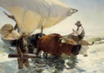 Πινακας σε καμβά JOAQUIN SOROLLA - THE RETURN FROM FISHING