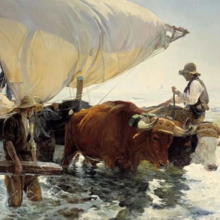 Πινακας σε καμβά JOAQUIN SOROLLA - THE RETURN FROM FISHING - Sorolla Joaquin Sticky 5