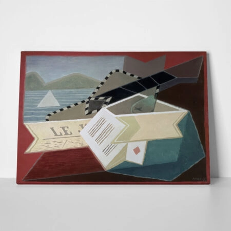 Πινακας σε καμβά JUAN GRIS - A GUITAR FACING THE SEA