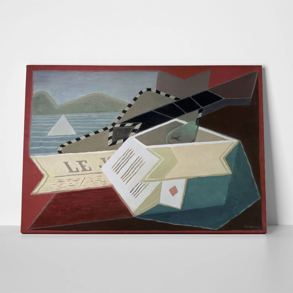 Πινακας σε καμβά JUAN GRIS - A GUITAR FACING THE SEA