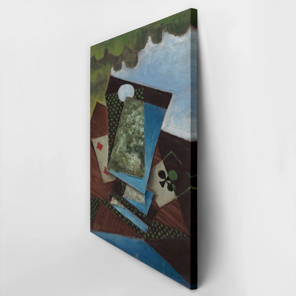 Πινακας σε καμβά JUAN GRIS - ACE OF CLUBS AND FOUR OF DIAMONDS