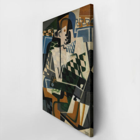 Πινακας σε καμβά JUAN GRIS - HARLEQUIN WITH A GUITAR - Juan Gris Sticky 2
