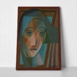 Πινακας σε καμβά JUAN GRIS - HEAD OF A HARLEQUIN