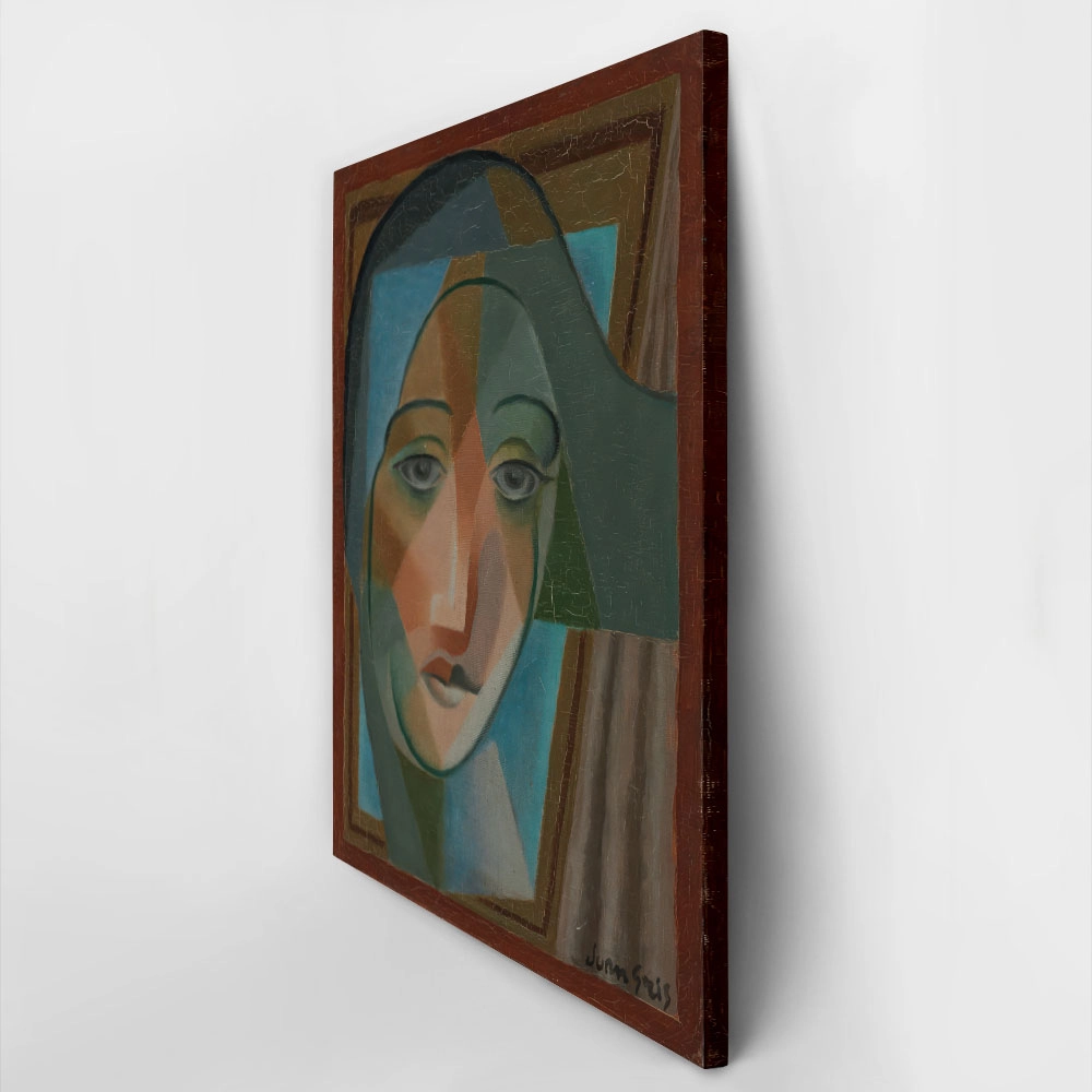 Πινακας σε καμβά JUAN GRIS - HEAD OF A HARLEQUIN