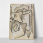 Πινακας σε καμβά JUAN GRIS - HOUSES IN PARIS PLACE RAVIGNAN