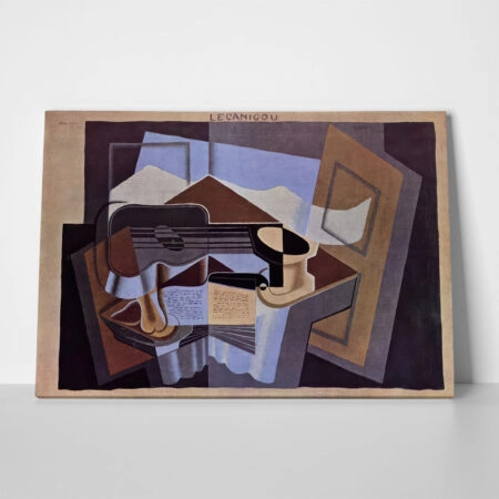 Πινακας σε καμβά JUAN GRIS - LE CANIGOUN - Juan Gris