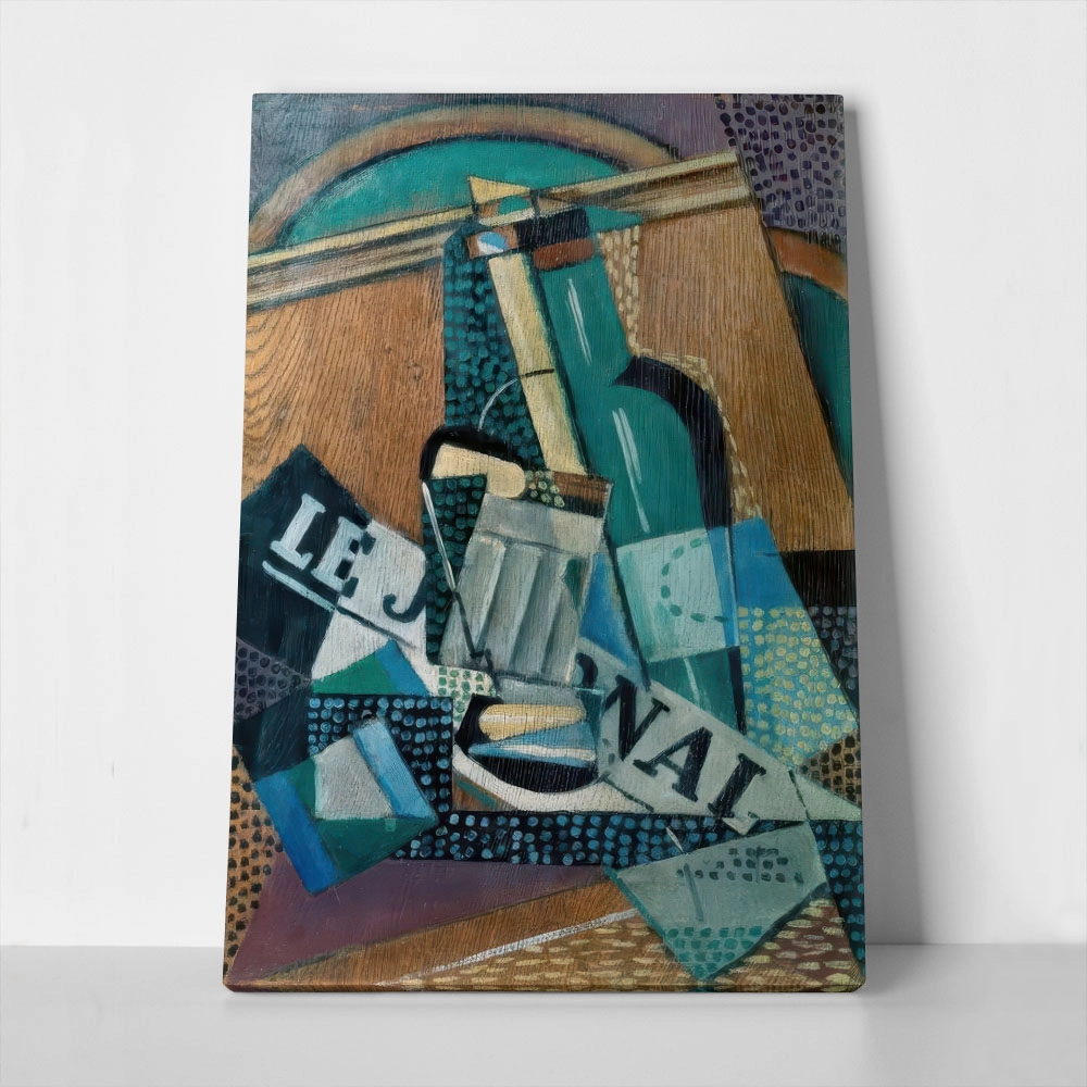 Πινακας σε καμβά JUAN GRIS - LE JOURNAL