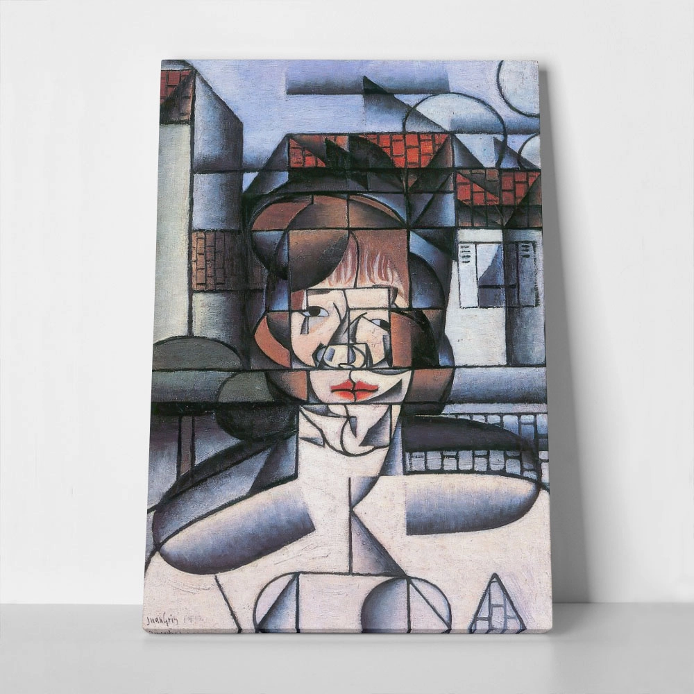 Πινακας σε καμβά JUAN GRIS - PORTRAIT OF GERMAINE RAYNAL