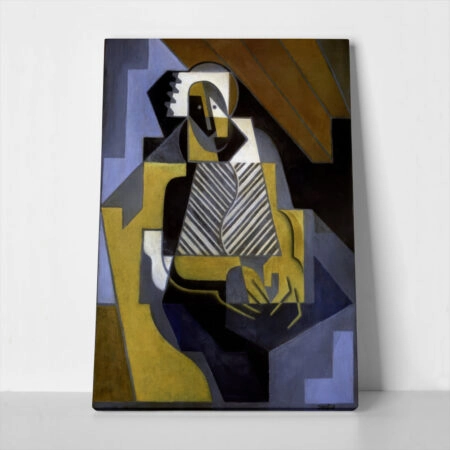 Πινακας σε καμβά JUAN GRIS - SEATED WOMAN - Juan Gris