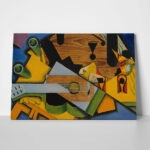Πινακας σε καμβά JUAN GRIS - STILL LIFE WITH A GUITAR
