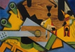 Πινακας σε καμβά JUAN GRIS - STILL LIFE WITH A GUITAR