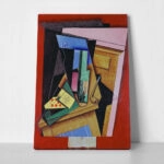 Πινακας σε καμβά JUAN GRIS - STILL LIFE WITH A POEM
