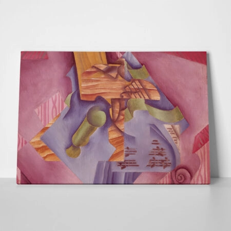 Πινακας σε καμβά JUAN GRIS - STILL LIFE WITH VIOLIN AND GLASS