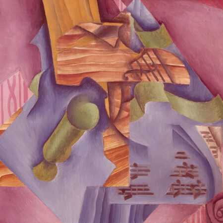 Πινακας σε καμβά JUAN GRIS - STILL LIFE WITH VIOLIN AND GLASS - Juan Gris Sticky 5