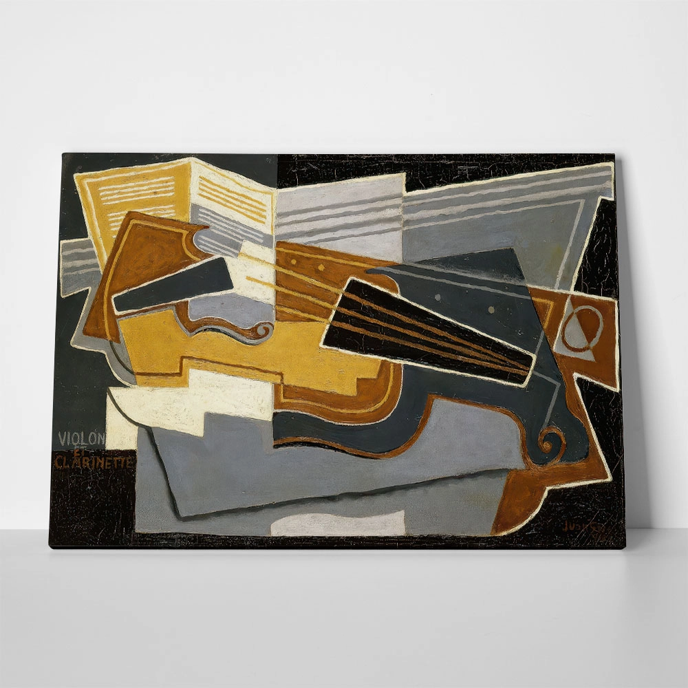Πινακας σε καμβά JUAN GRIS - VIOLIN AND CLARINET