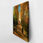 Πινακας σε καμβά VAN GOGH - AVENUE OF POPLARS IN AUTUMN