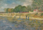 Πινακας σε καμβά VAN GOGH - BANK OF THE SEINE