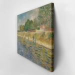 Πινακας σε καμβά VAN GOGH - BANK OF THE SEINE