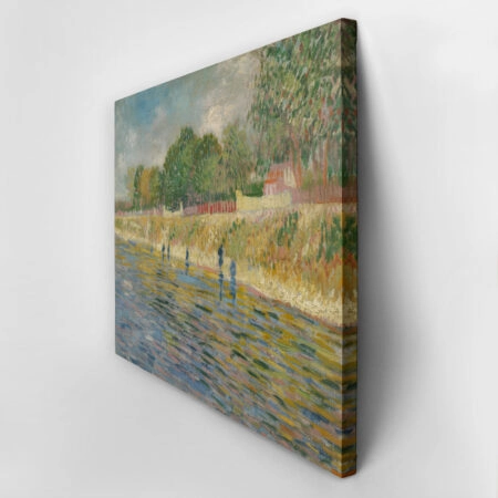 Πινακας σε καμβά VAN GOGH - BANK OF THE SEINE - Vincent Van Gogh Sticky 2