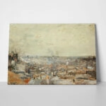 Πινακας σε καμβά VAN GOGH - BLICK AUF PARIS VOM MONTMARTRE