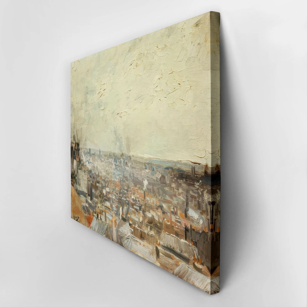 Πινακας σε καμβά VAN GOGH - BLICK AUF PARIS VOM MONTMARTRE