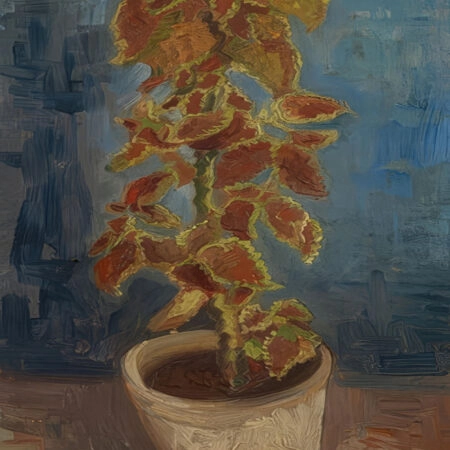 Πινακας σε καμβά VAN GOGH - BLUMENTOPF MIT BUNTNESSEL - Vincent Van Gogh Sticky 5