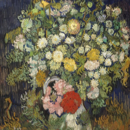 Πινακας σε καμβά VAN GOGH - BOUQUET OF FLOWERS IN A VASE - Vincent Van Gogh Sticky 6
