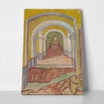 Πινακας σε καμβά VAN GOGH - CORRIDOR IN THE ASYLUM