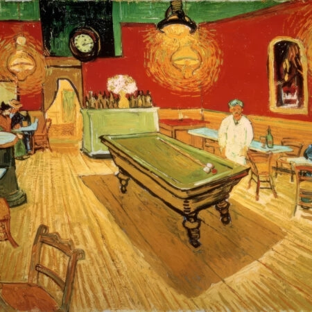 Πινακας σε καμβά VAN GOGH - DAS NACHTCAF AN DER PLACE LAMARTINE IN ARLES - Vincent Van Gogh Sticky 5