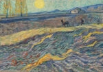Πινακας σε καμβά VAN GOGH - FARMER IN A FIELD