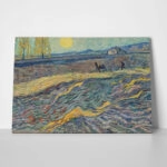 Πινακας σε καμβά VAN GOGH - FARMER IN A FIELD