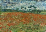Πινακας σε καμβά VAN GOGH - FIELD OF POPPIES 1980