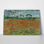 Πινακας σε καμβά VAN GOGH - FIELD OF POPPIES 1980