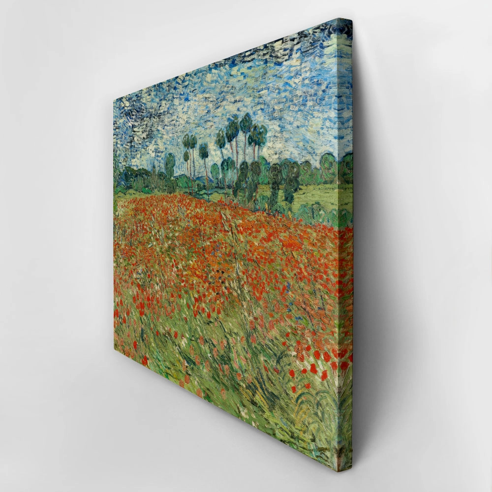 Πινακας σε καμβά VAN GOGH - FIELD OF POPPIES 1980