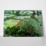 Πινακας σε καμβά VAN GOGH - FIELD WITH POPPIES 1889