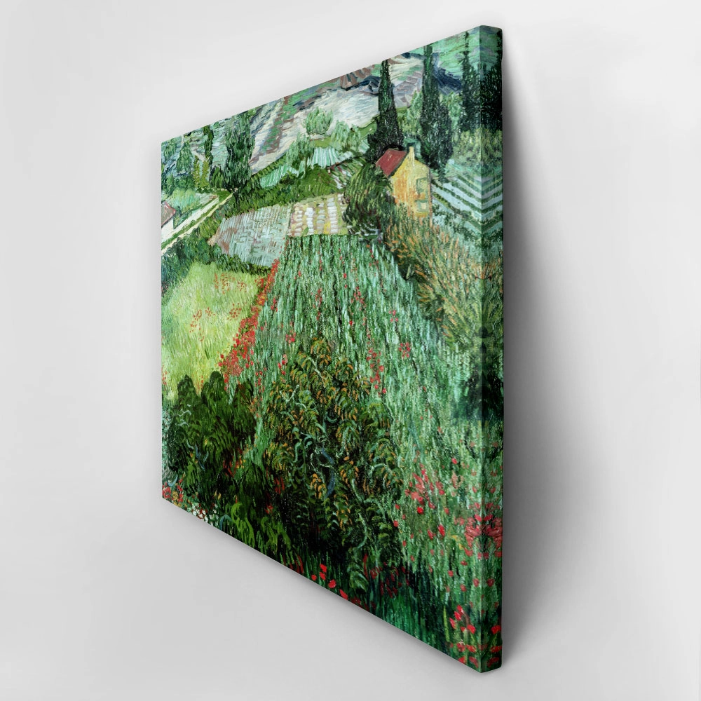 Πινακας σε καμβά VAN GOGH - FIELD WITH POPPIES 1889