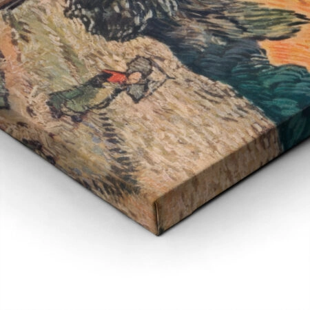 Πινακας σε καμβά VAN GOGH - FORET DE SAPINS AU DECLIN DU JOUR - Vincent Van Gogh Sticky 2