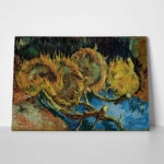 Πινακας σε καμβά VAN GOGH - FOUR SUNFLOWERS GONE TO SEED
