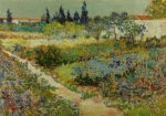 Πινακας σε καμβά VAN GOGH - GARDEN AT ARLES