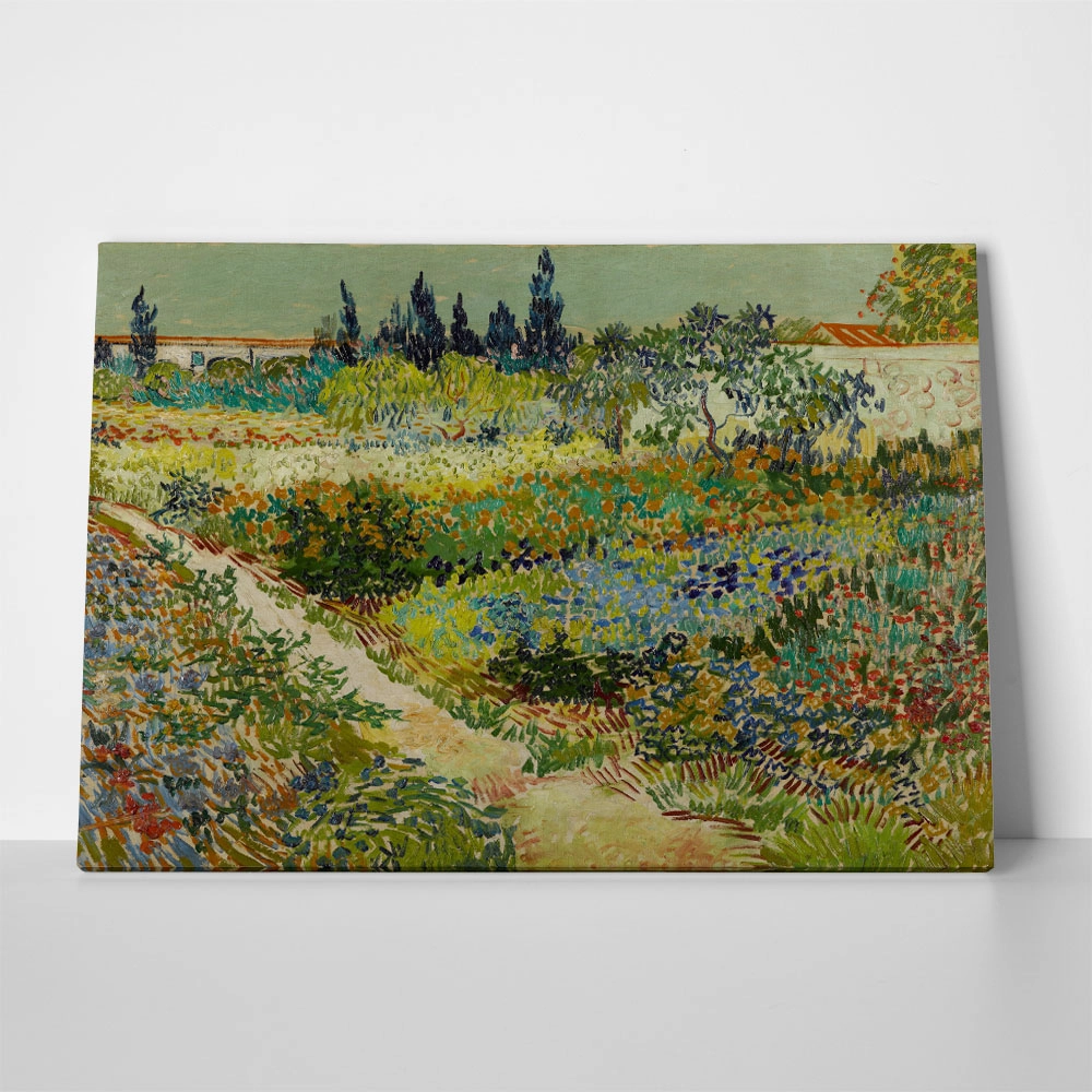 Πινακας σε καμβά VAN GOGH - GARDEN AT ARLES